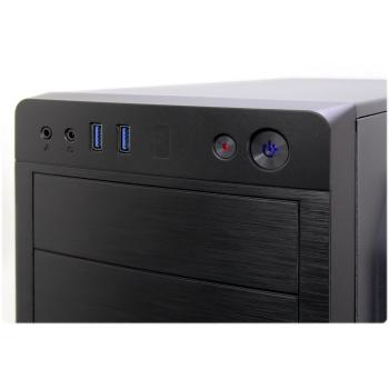 PC-Gehäuse ATX Midi-Tower IT-5916 inkl. Netzteil SL-500 ( Schwarz )